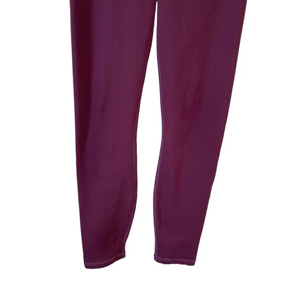 FABLETICS Women's Powerhold Workout Leggings Burgundy - Picture 4 of 9